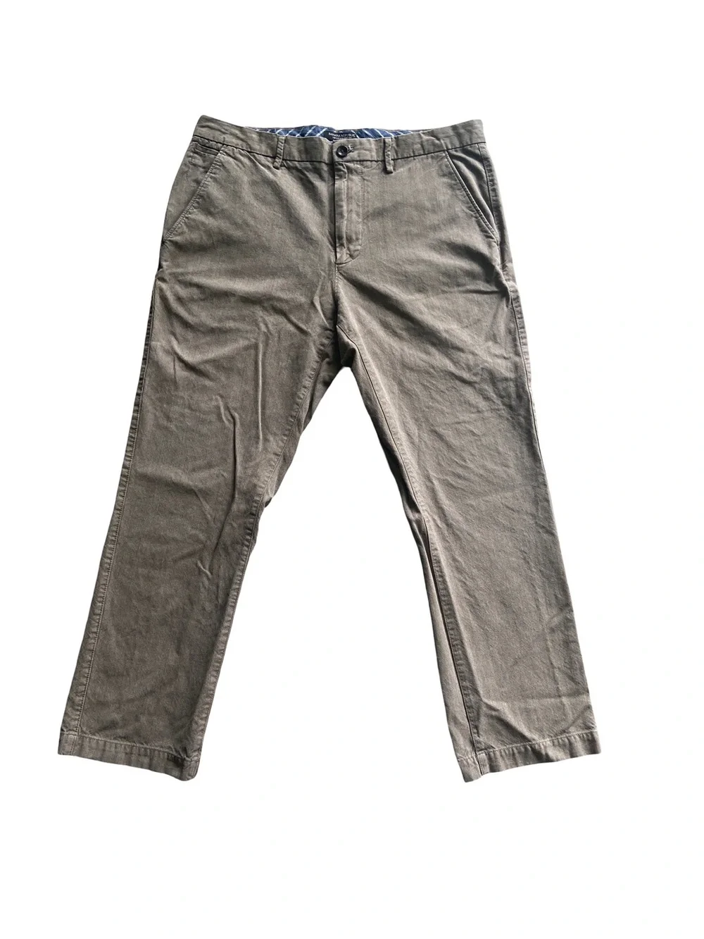 Banana Republic Vintage Straight Fit Chino Pants Men’s 35x30 Gray Brown Twill